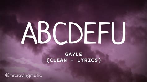 abcdefu lyrics|abcdefu censored lyrics.